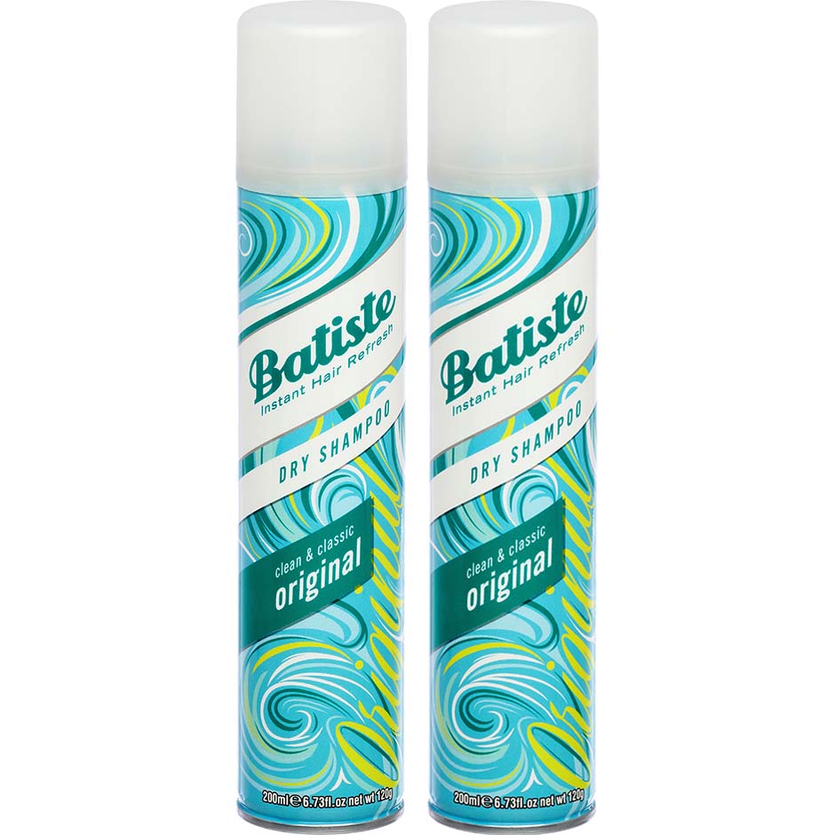 Batiste Dry Shampoo Original Duo 2 x Dry Shampoo 200ml - 400 ml