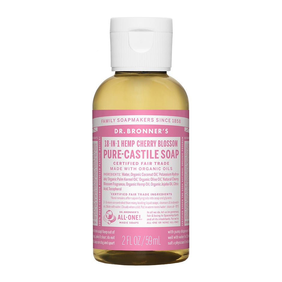 Dr. Bronner's Pure Castile Liquid Soap Cherry Blossom - 60 ml