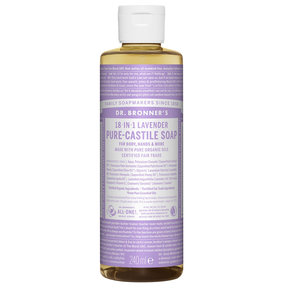 Dr. Bronner's Magic Soaps Lavender 240 ml