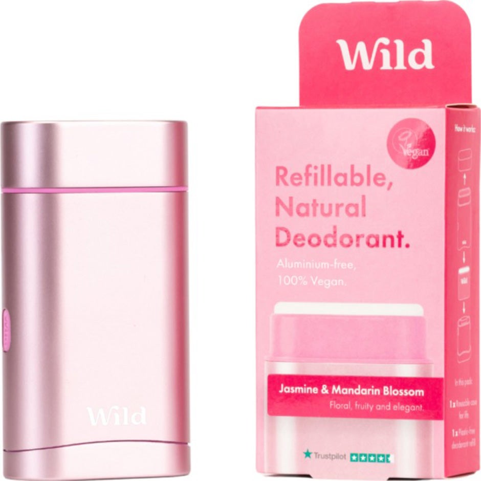 Wild Deo  Jasmine & Mandarin Blossom Pink Case - 40 g