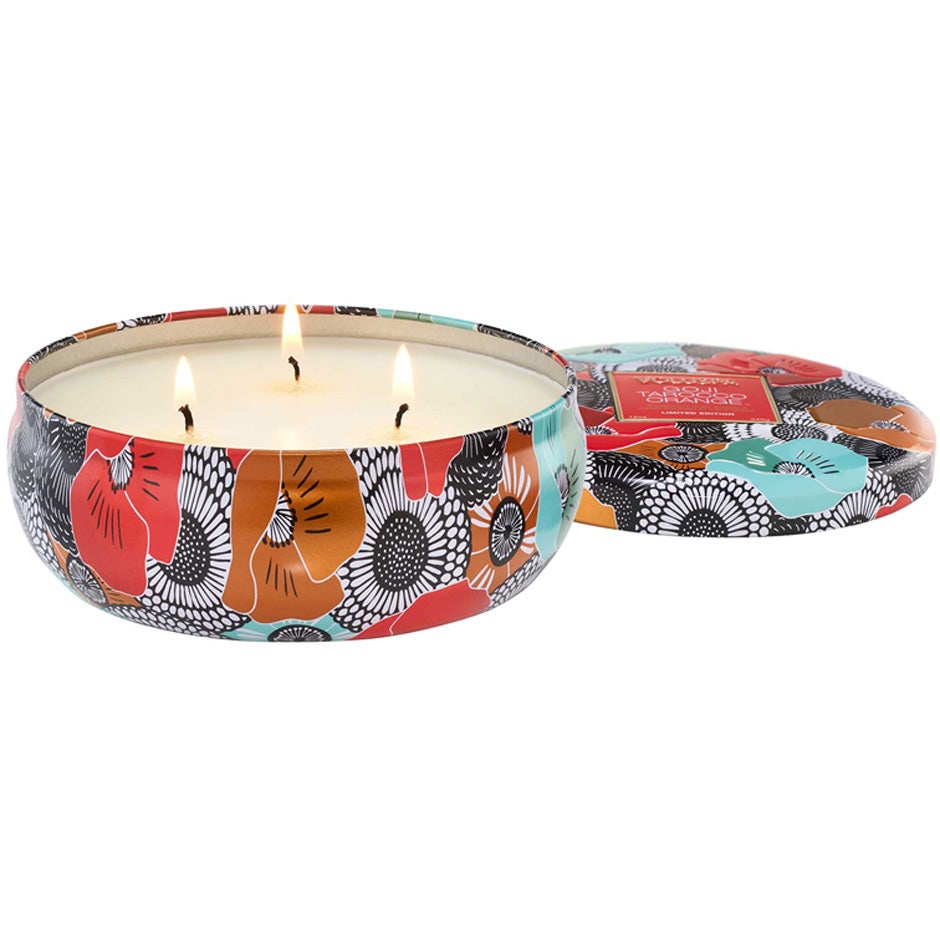 Voluspa Anniversary 3-Wick Tin Candle Goji Tarocco Orange - 340 g