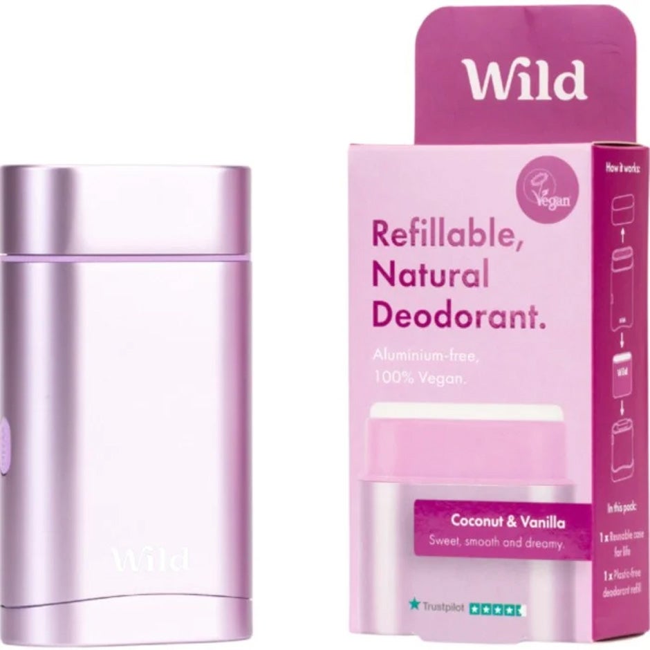 Wild Deo  Coconut & Vanilla Purple Case - 40 g