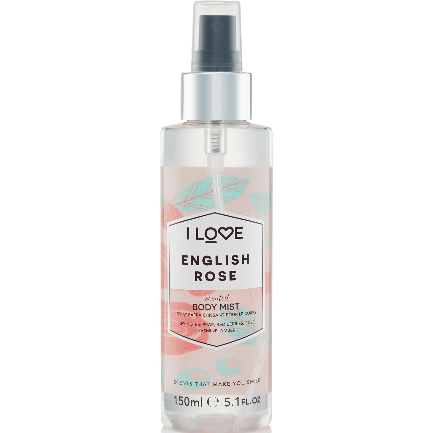 I Love English Rose Scented Body Mist - 150 ml