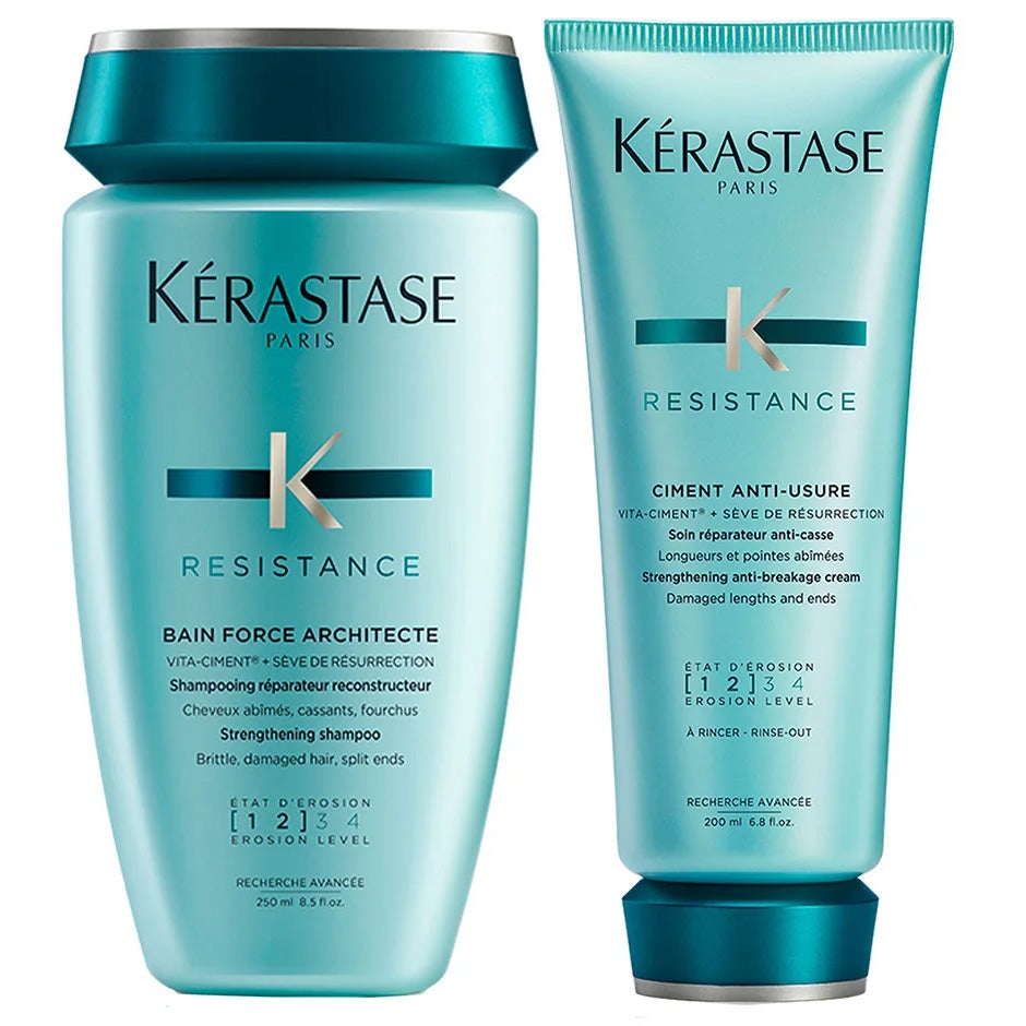 Kérastase Resistance Duo Set Shampoo 250 ml & Conditioner 200 ml - 450 ml