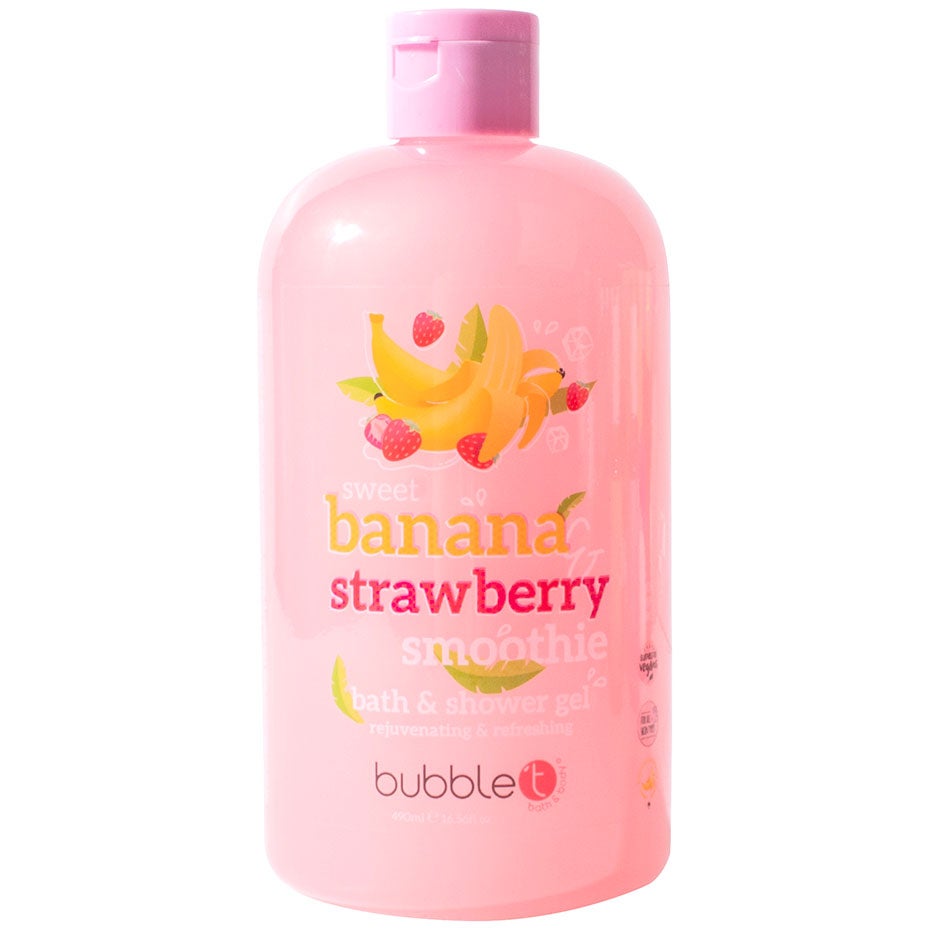 BubbleT Banana & Strawberry Smoothie Bath & Shower Gel 500 ml