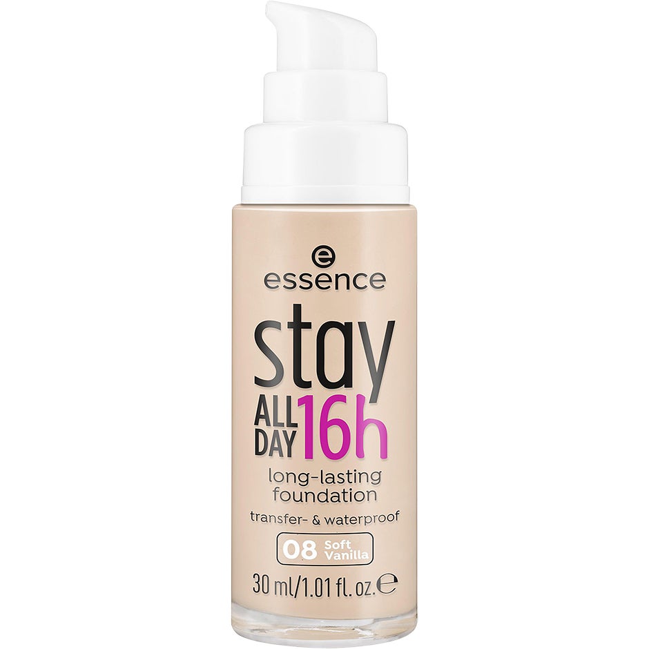 essence Stay All Day Long-Lasting Foundation 08 Soft Vanilla - 30 ml