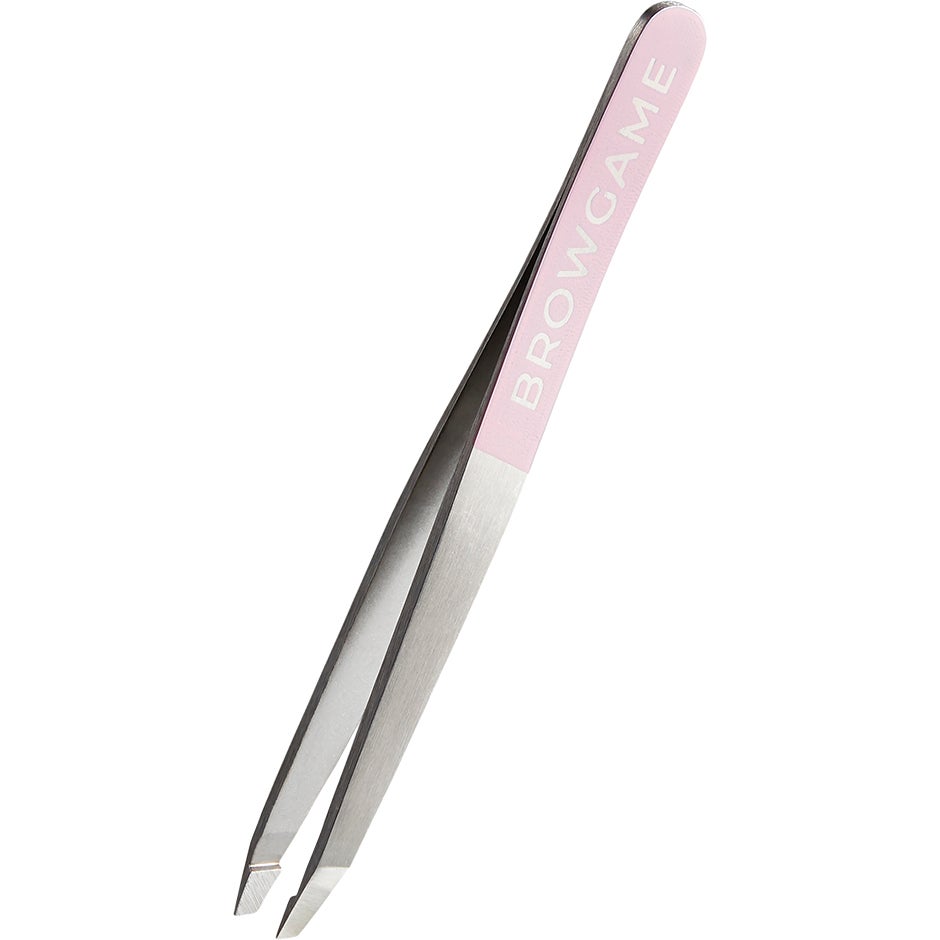 Browgame Cosmetics Original Tweezer Slanted Pink