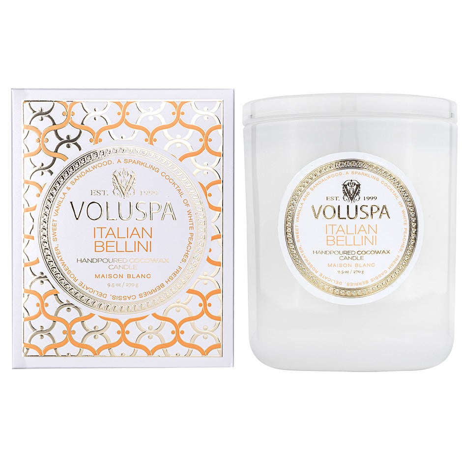 Voluspa Classic Boxed Candle Italian Bellini - 269 g