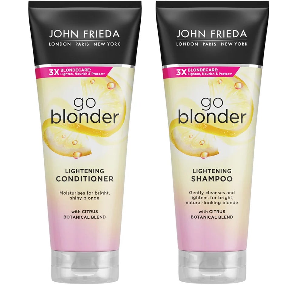 John Frieda Go Blonder Duo Shampoo 250 ml + Conditioner 250 ml - 500 ml