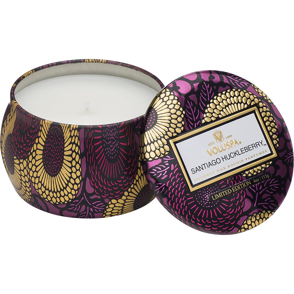 Voluspa Santiago Huckleberry Decorative Tin Candle - 113 g