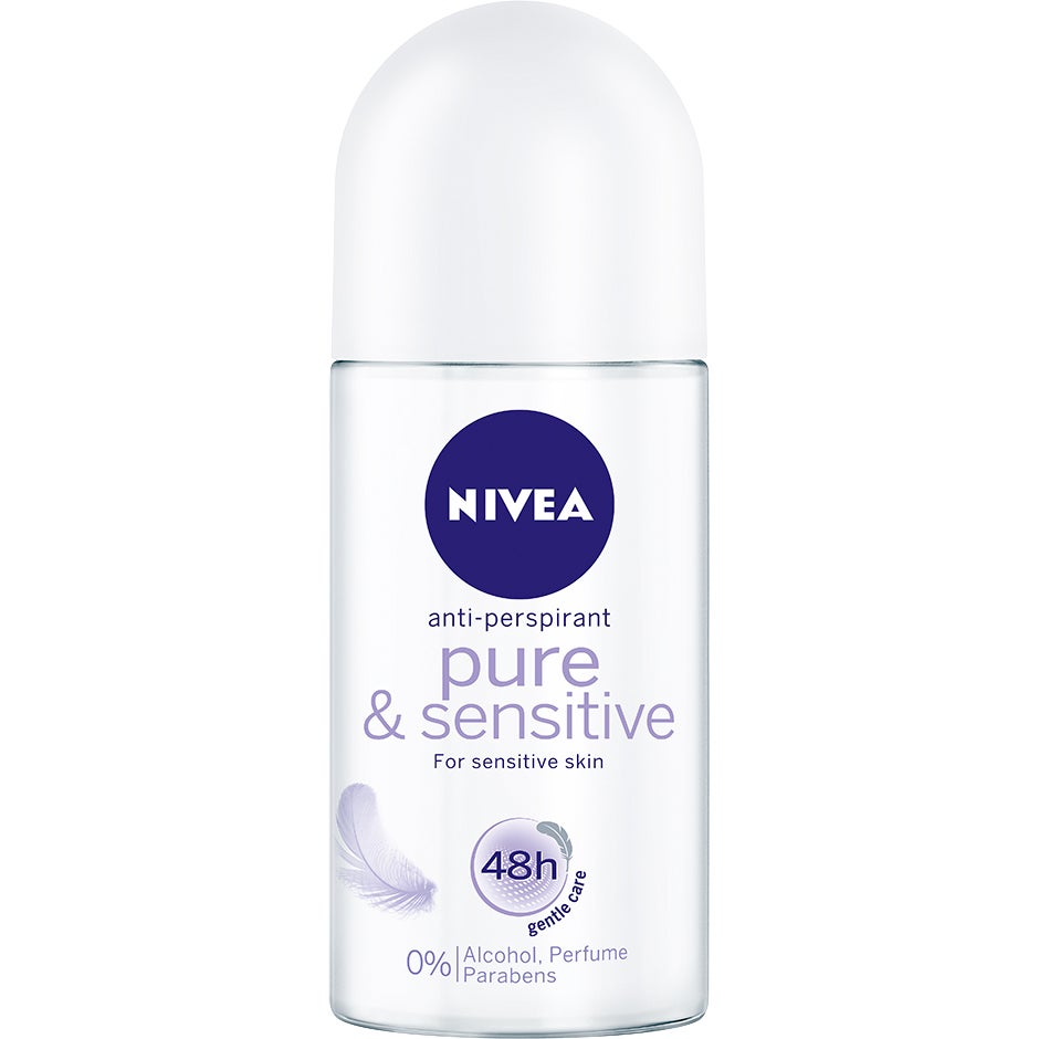 NIVEA Pure & Sensitive Roll-On Deodorant - 50 ml