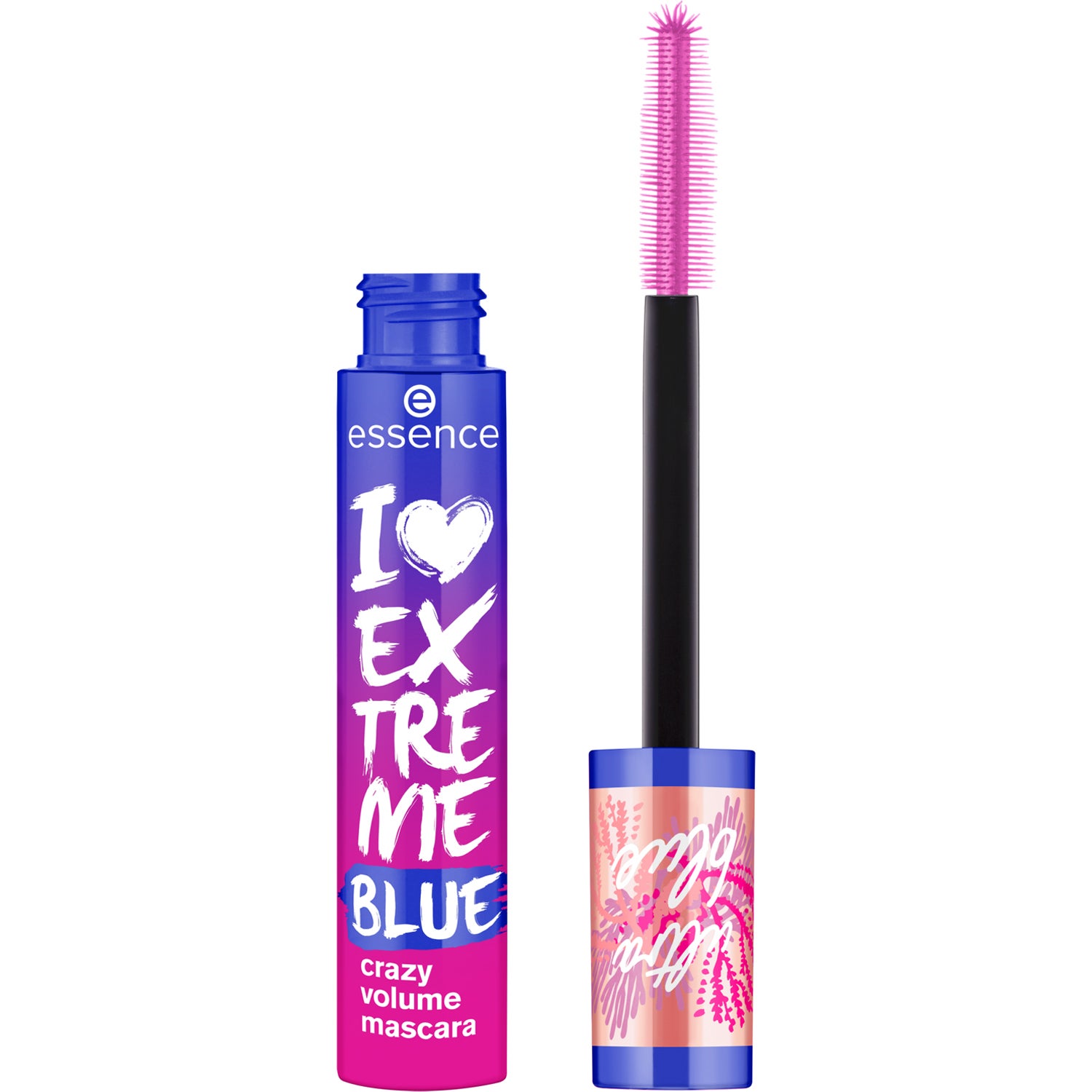 essence Live LIFE In CORAL I Love Extreme Blue Crazy Volume Mascara 12 ml