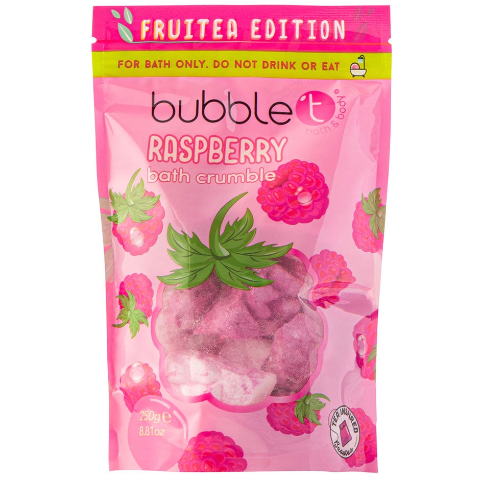 BubbleT Fruitea Raspberry Bath Crumble 250 g