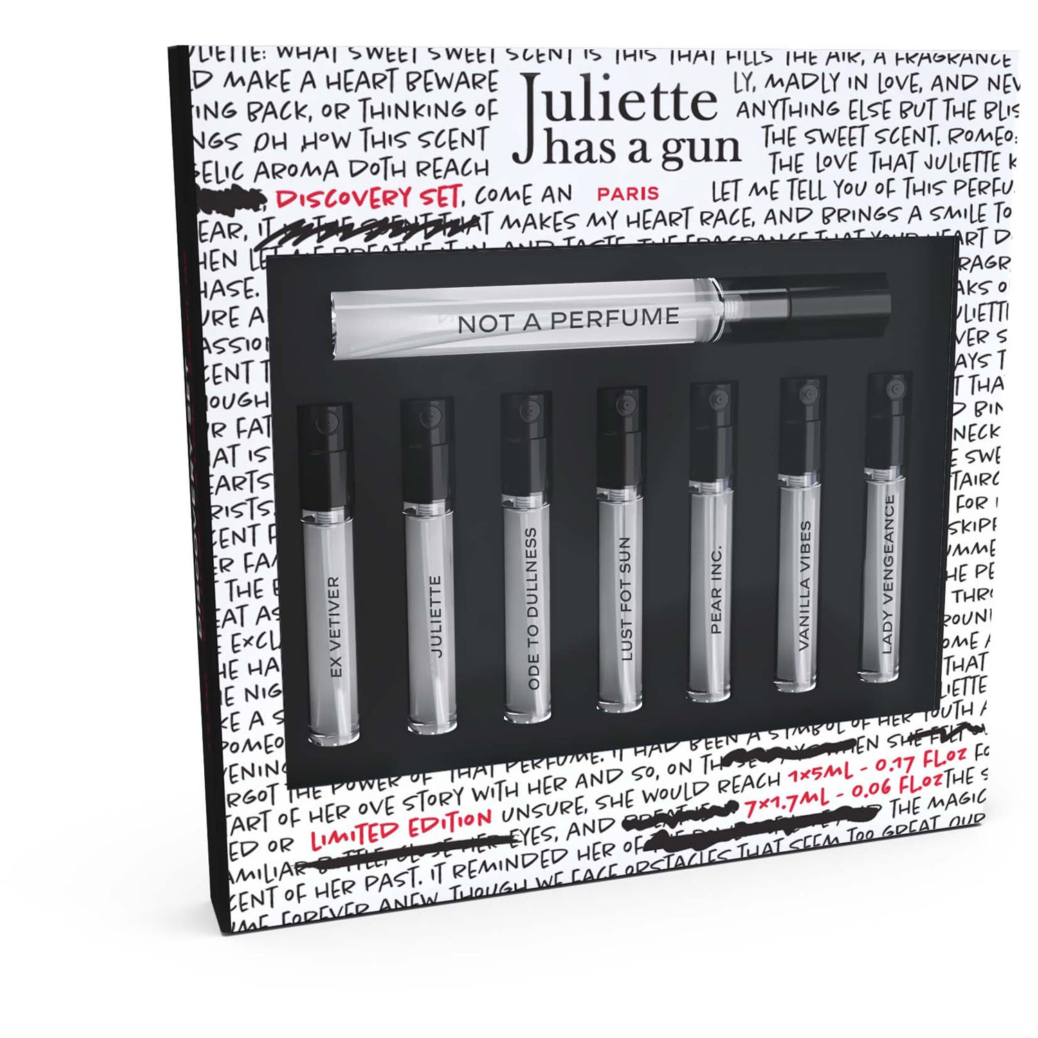 Juliette has a gun Discovery Kit incl. Ex Vetiver (1,7 ml x7 + 5ml) Eau De Parfum