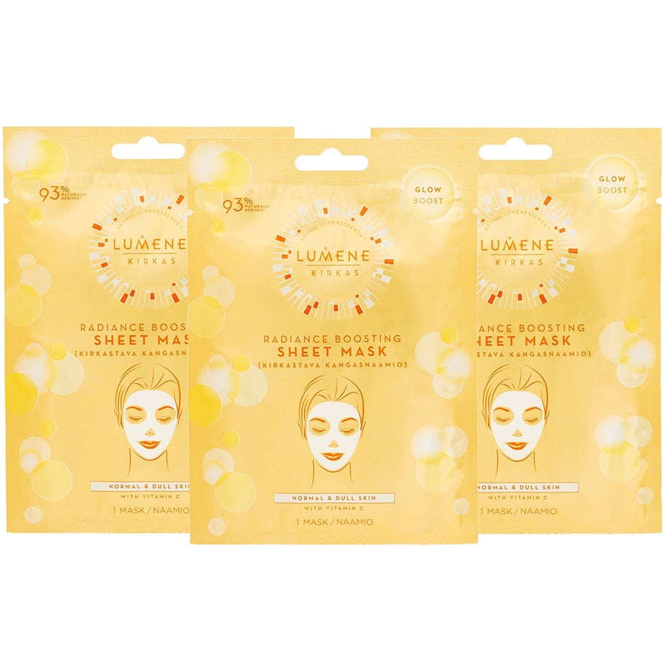 Lumene Radiance Boosting Sheet Mask 3 Pcs