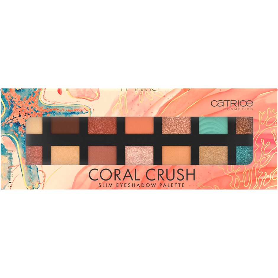 Catrice Coral Crush Slim Eyeshadow Palette Under the Sea - 10,6 g