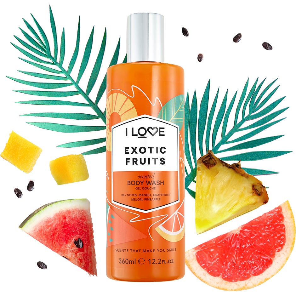 I Love Exotic Fruits Scented Body Wash - 360 ml