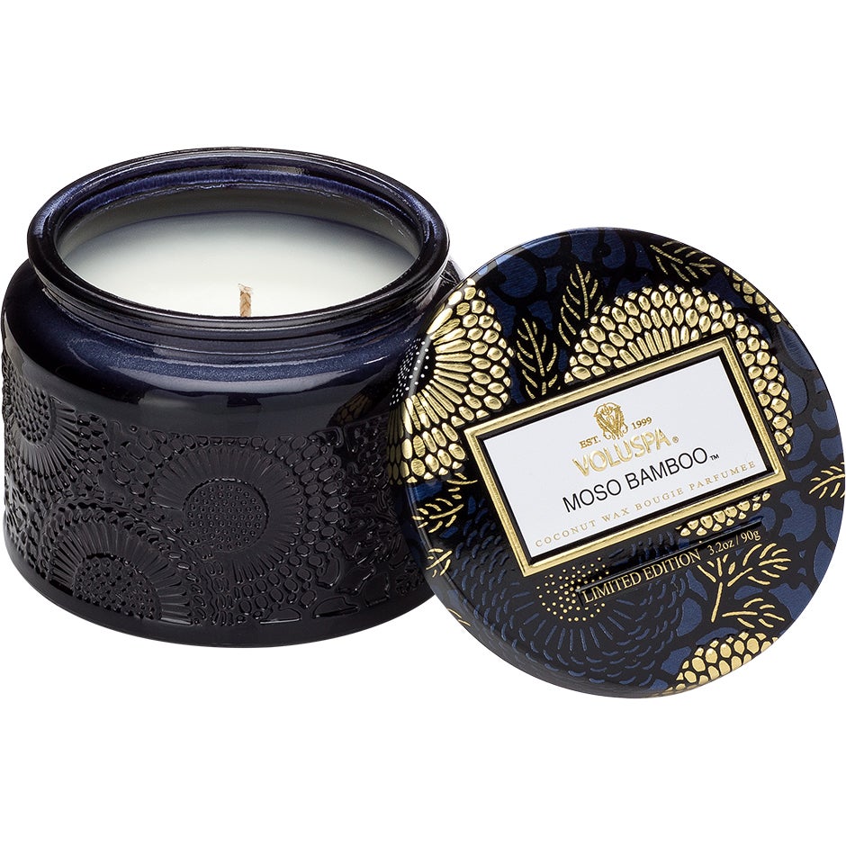 Voluspa Moso Bamboo Small Glass Jar Candle - 90 g