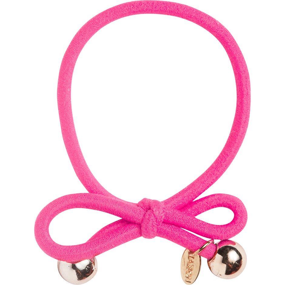 IA BON Hair Tie Gold Bead Neon Pink - pcs 1