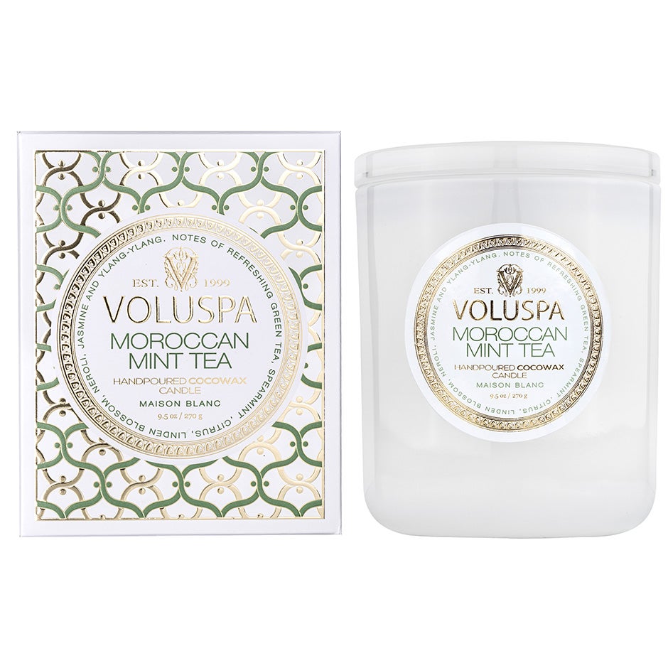 Voluspa Classic Boxed Candle Moroccan Mint Tea - 269 g