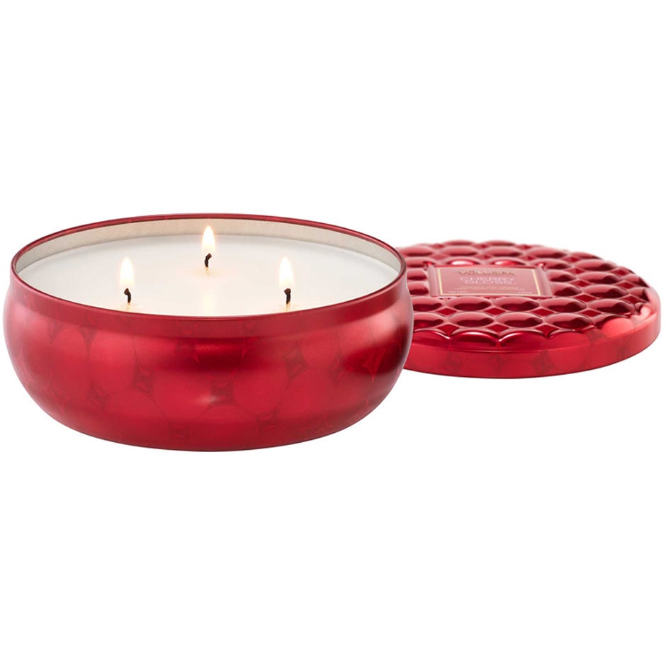 Voluspa 3-Wick Tin Candle Cherry Gloss - 340 g