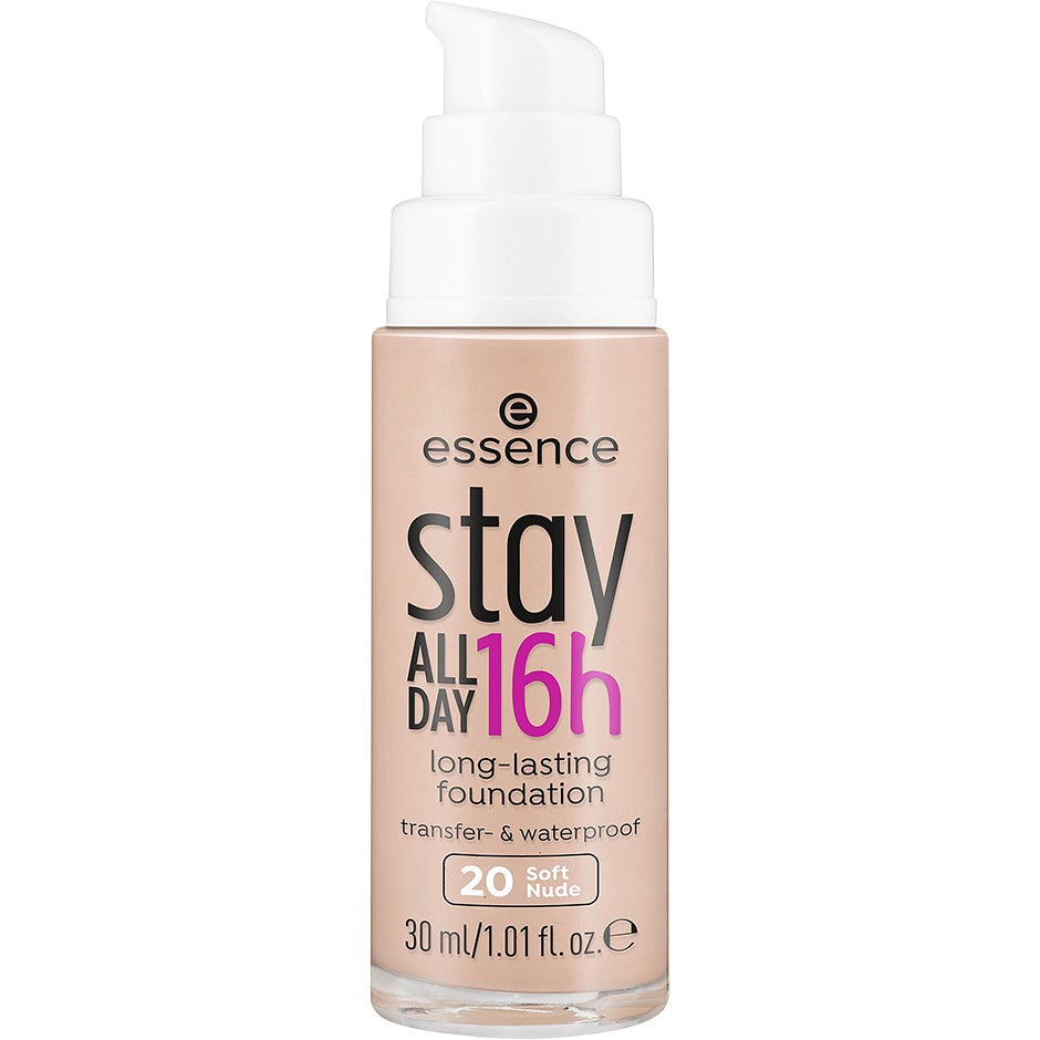 essence Stay All Day Long-Lasting Foundation 20 Soft Nude - 30 ml