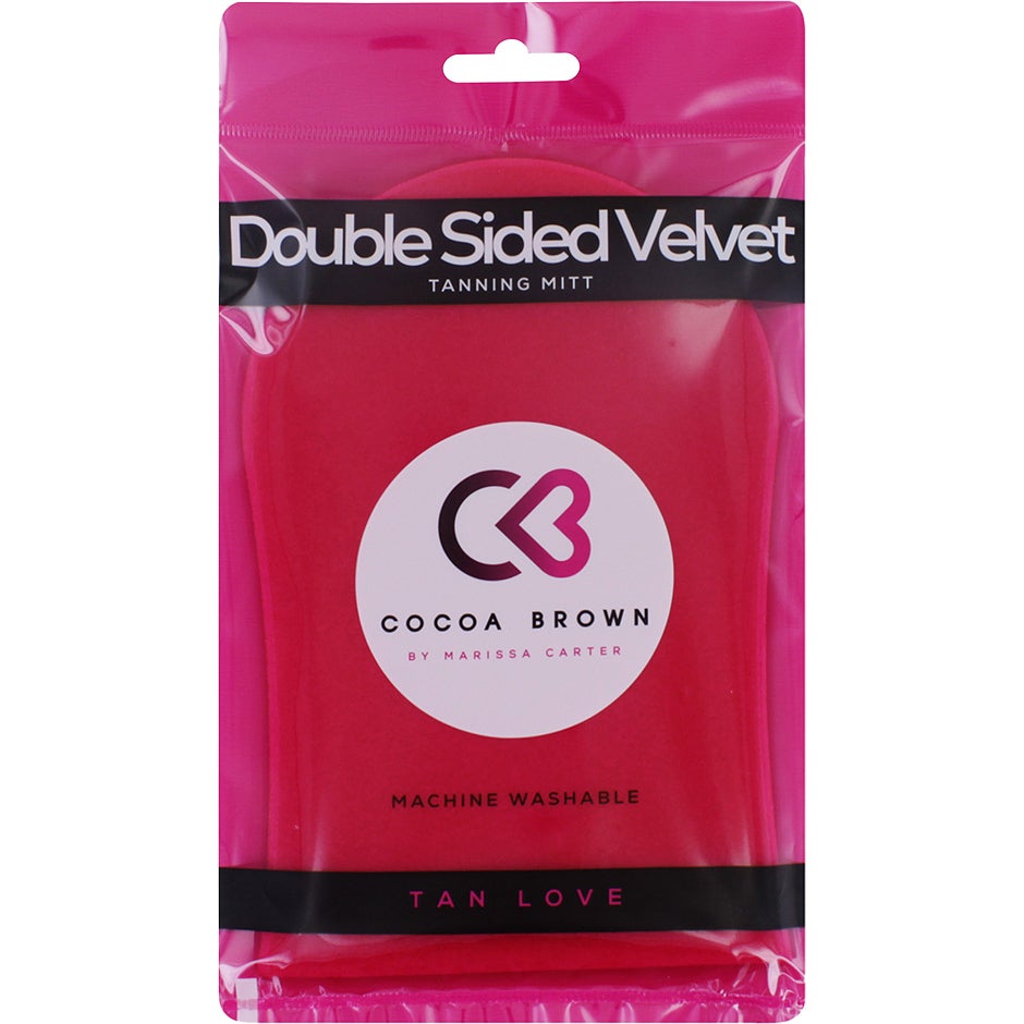 Cocoa Brown Deluxe Double-Sided Tanning Mitt Pink Velvet - pcs 1