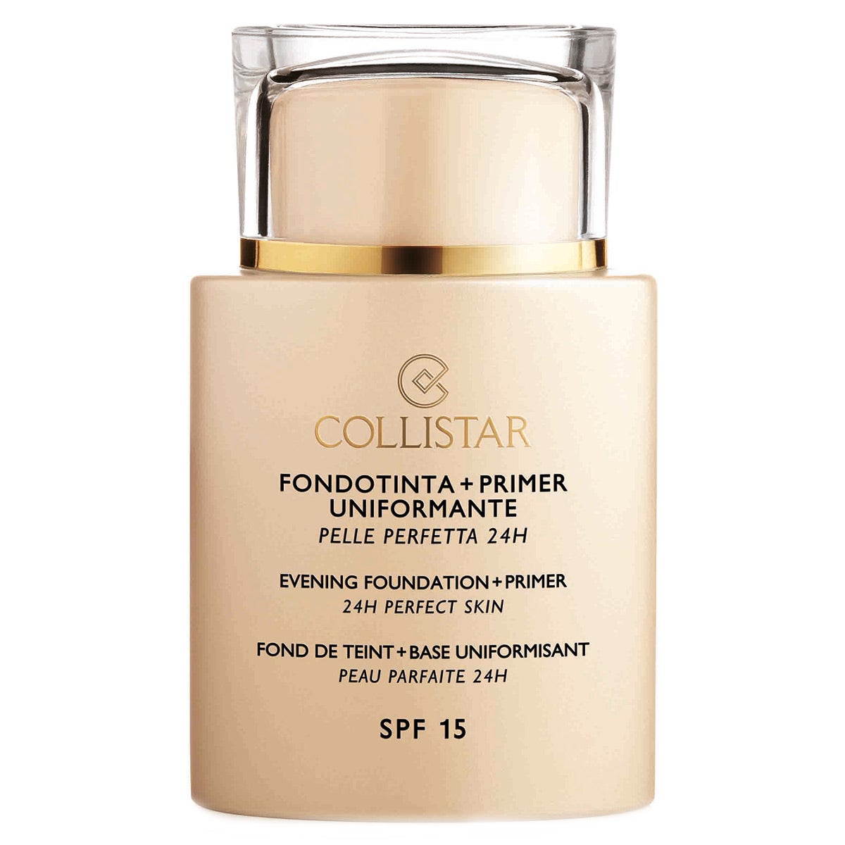 Collistar Evening Foundation + Primer SPF 15 24h Perfect Skin Avorio - 35 ml