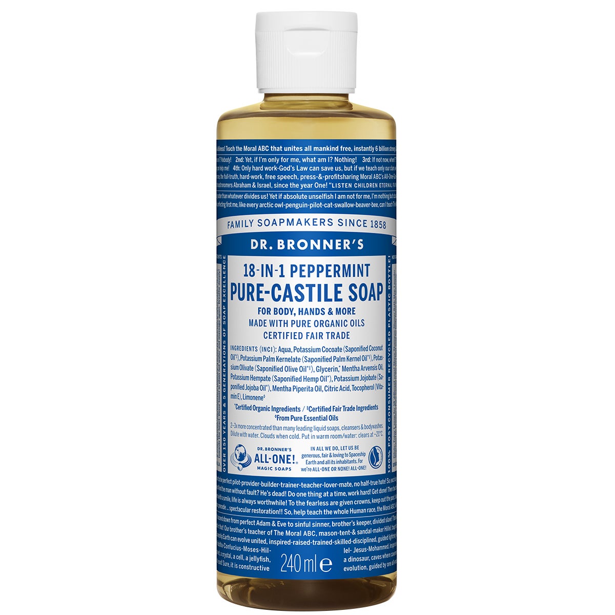 Dr. Bronner's Magic Soaps Peppermint 240 ml