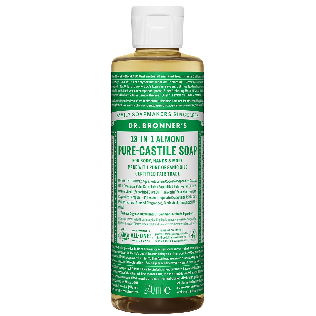 Dr. Bronner's Magic Soaps Almond 240 ml