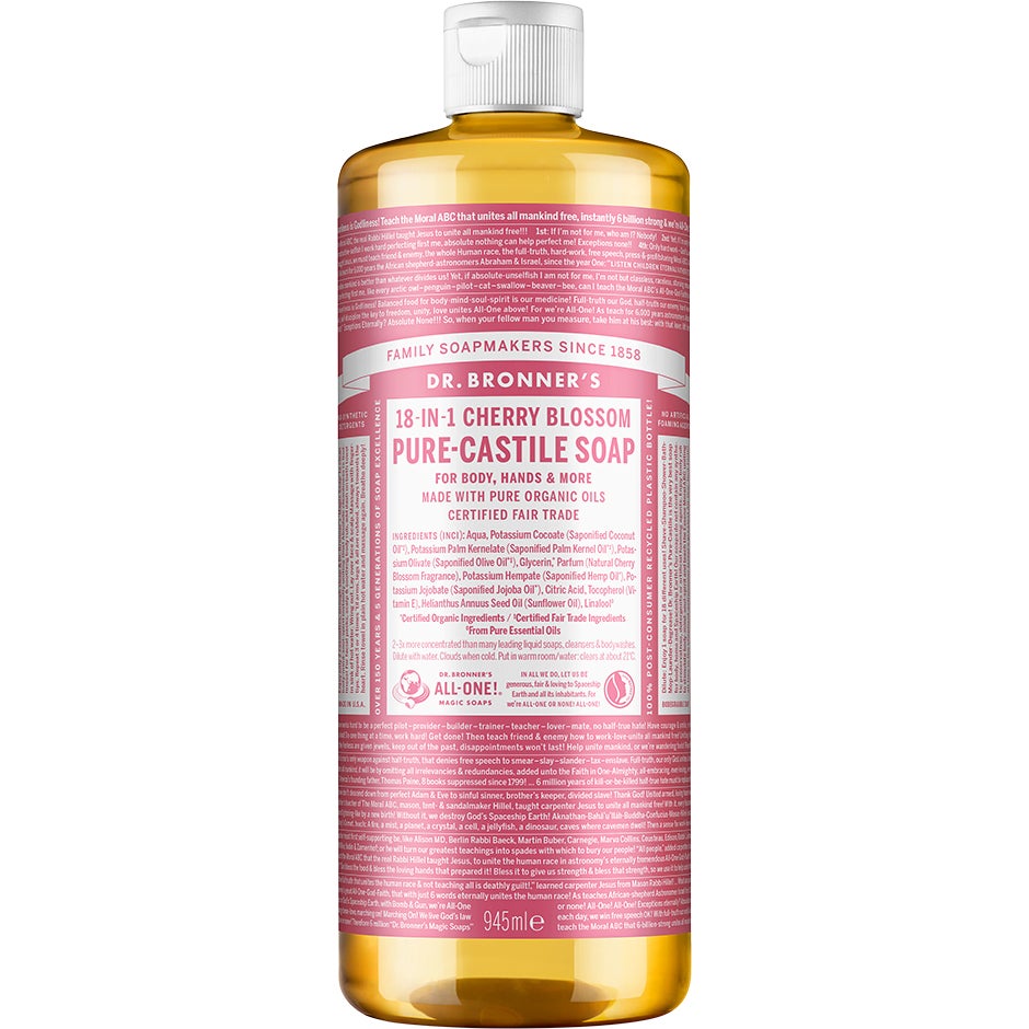 Dr. Bronner's Pure Castile Liquid Soap Cherry Blossom 945 ml