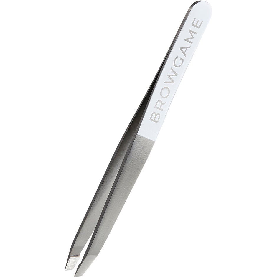 Browgame Cosmetics Original Tweezer Slanted White