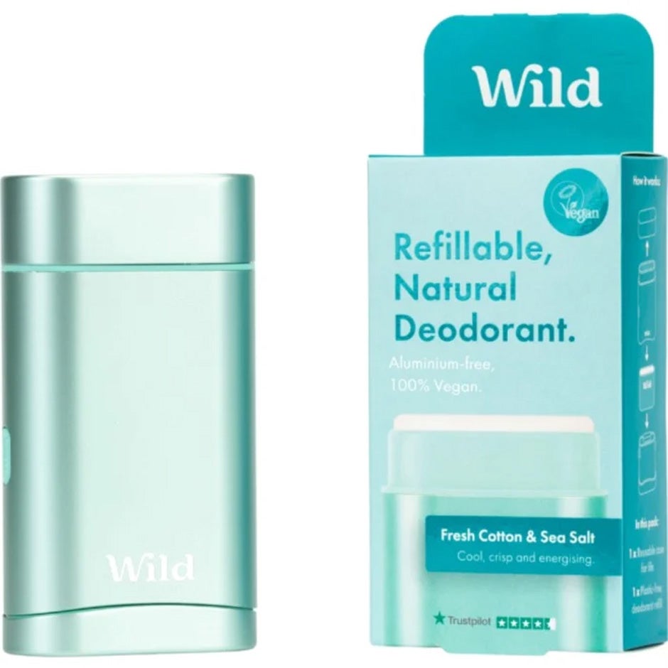 Wild Deo Fresh Cotton & Sea Salt Aqua Case - 40 g