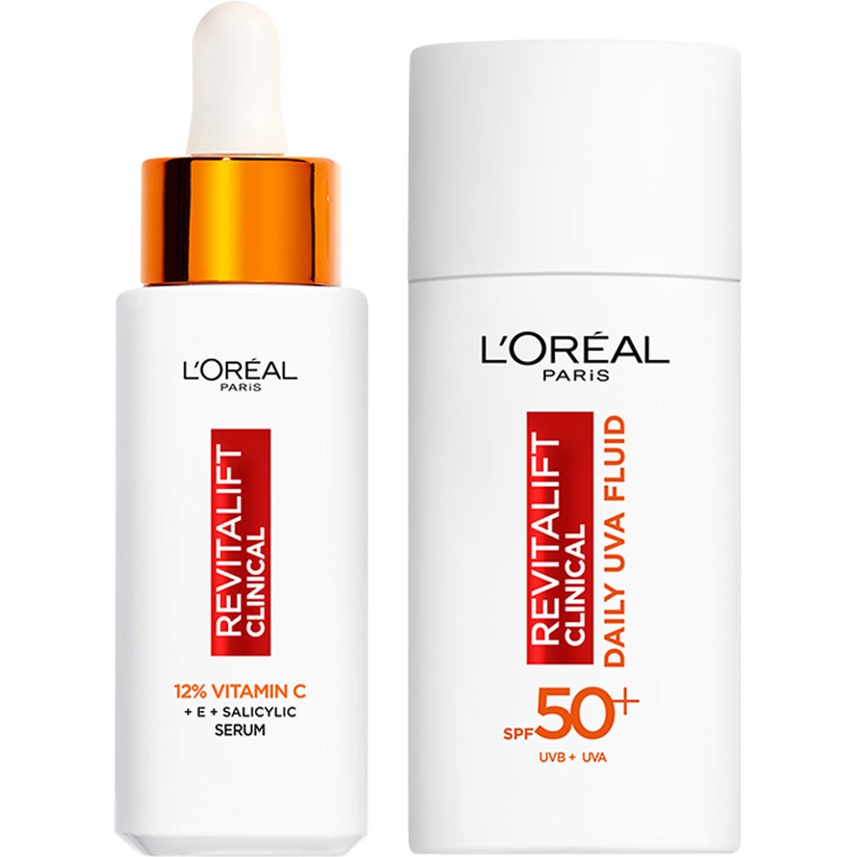 L'Oréal Paris Revitalift Clinical Revitalift Clinical 12% Vitamin C Serum + Revitalift Clinical Daily Moisturizing Fluid SPF50