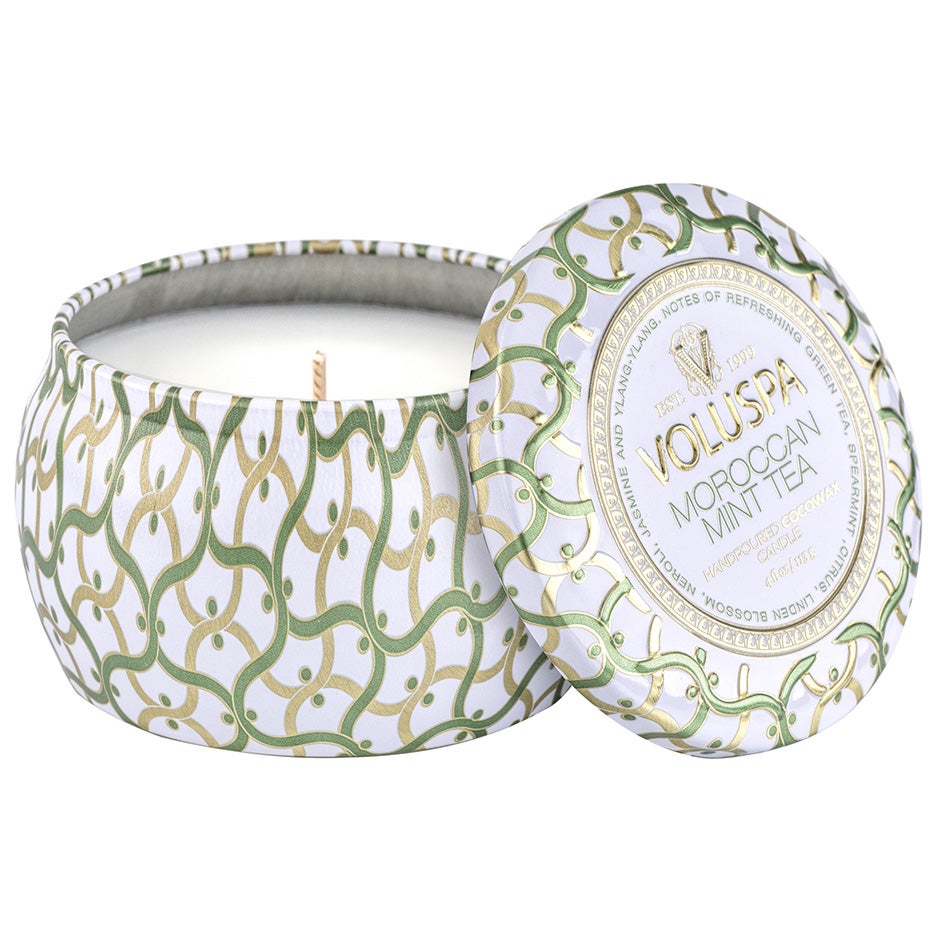 Voluspa Mini Tin Candle Moroccan Mint Tea - 113 g