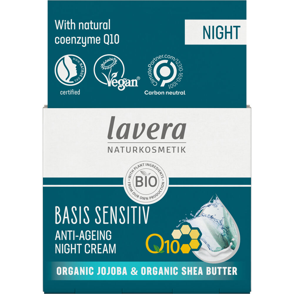 Lavera Basis Sensitiv Q10 Night Cream - Yövoide