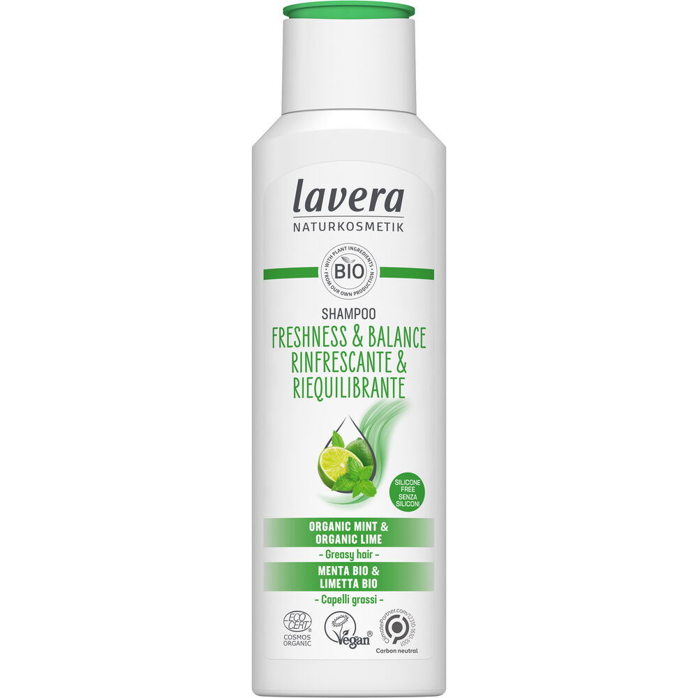 Lavera Freshness & Balance Shampoo - Rasvoittuville Hiuksille