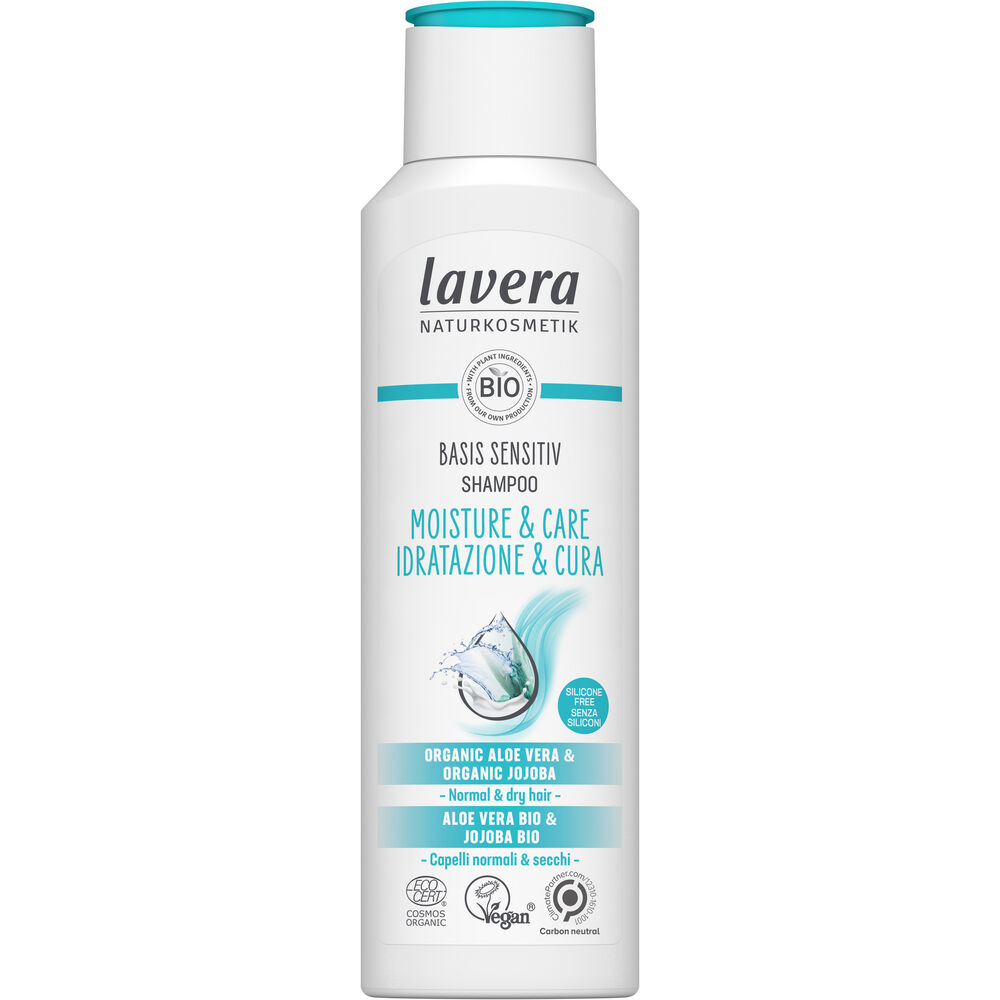 Lavera Basis Sensitiv Moisture & Care - Hellävarainen Shampoo