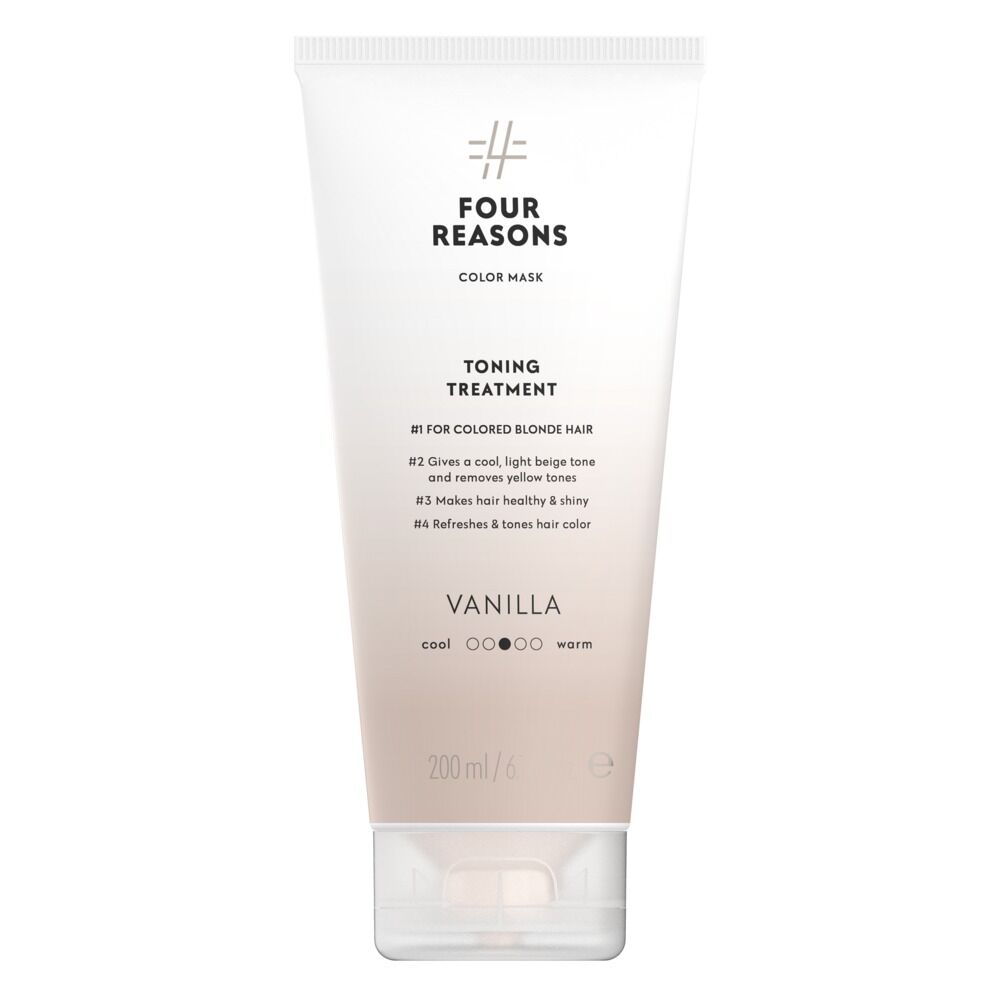 Four Reasons Color Mask Toning Treatment Vanilla - Sävyttävä Hiusnaamio