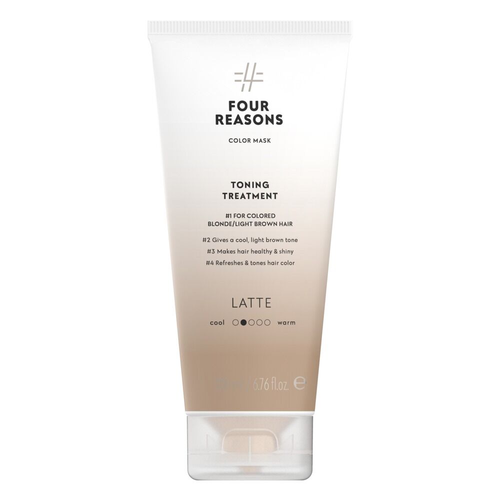 Four Reasons Color Mask Toning Treatment Latte - Sävyttävä Hiusnaamio