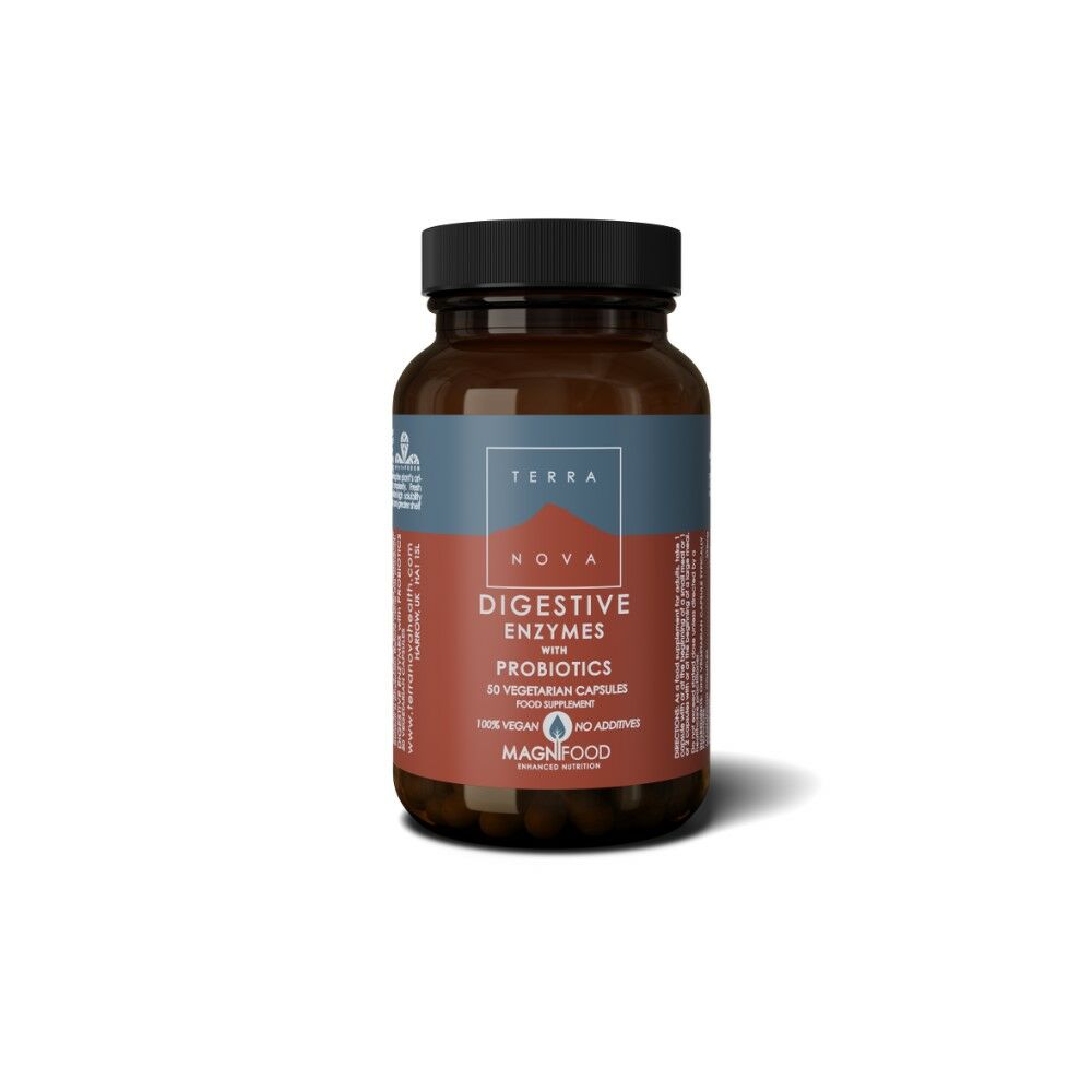 Terranova Digestive Enzymes with Probiotics 50 kaps