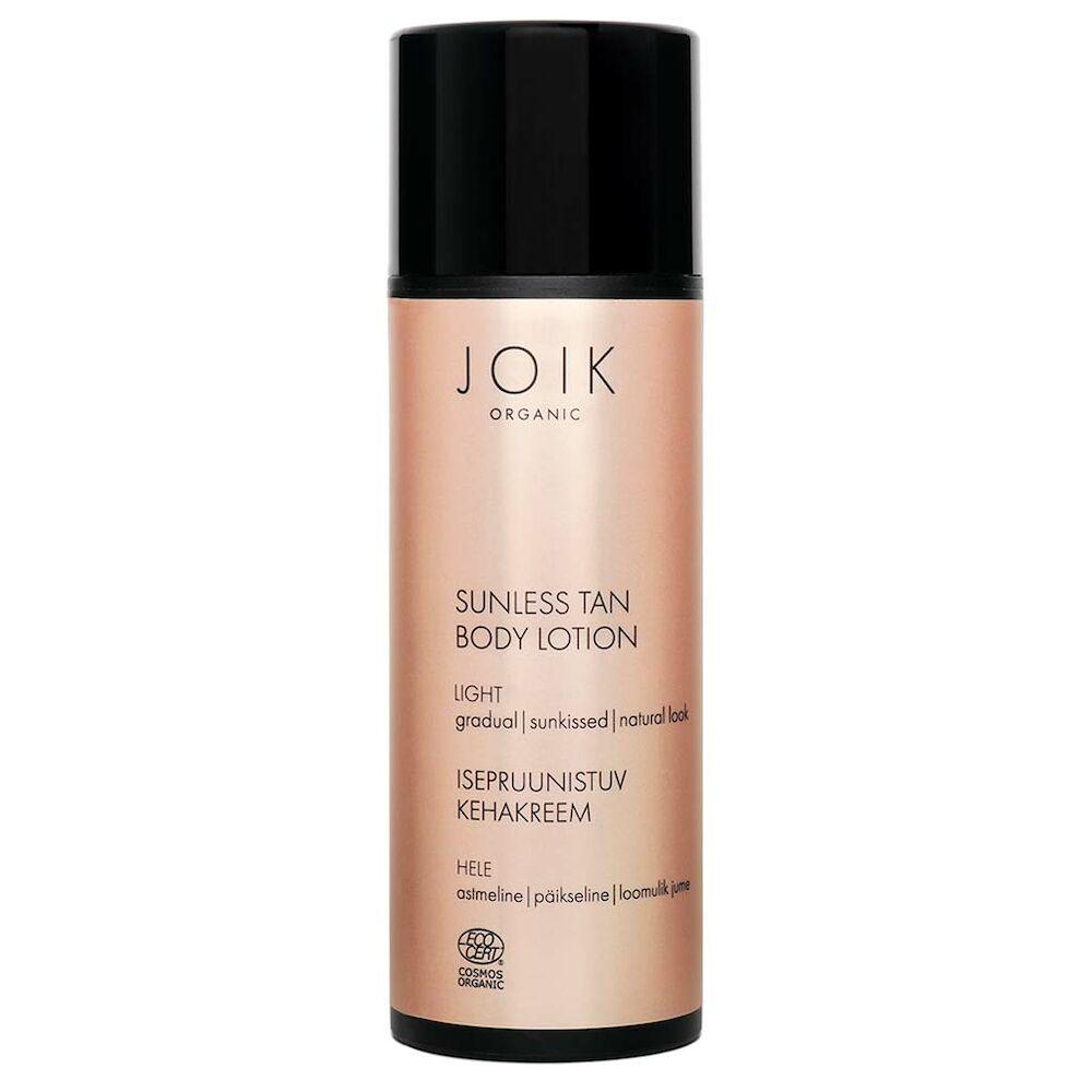 JOIK Organic Sunless Tan Body Lotion Light Itseruskettava vartalovoide