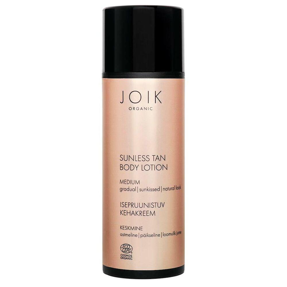 JOIK Organic Sunless Tan Body Lotion Medium Itseruskettava vartalovoide