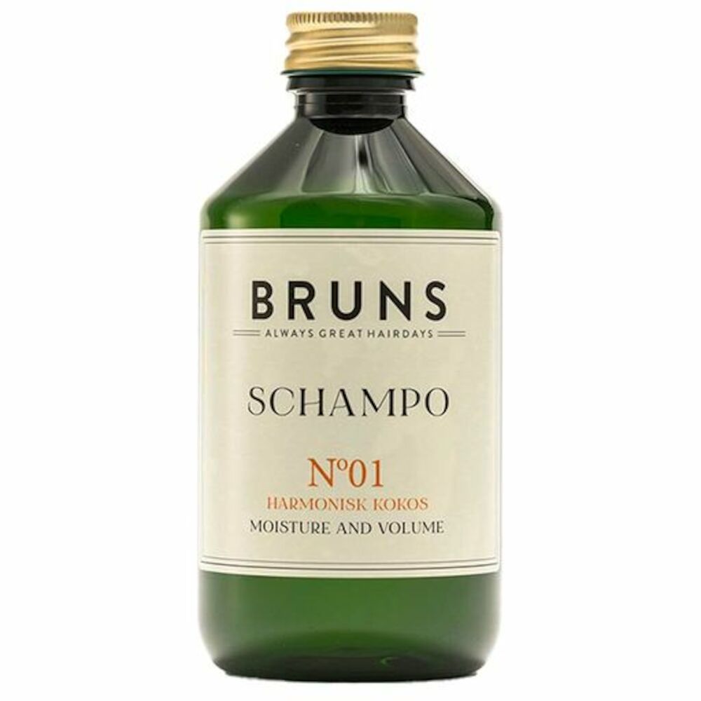 Bruns Products NR01 Harmonius Coconut Shampoo -Tuuheuttava Shampoo