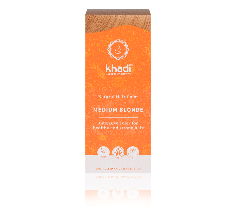 Khadi Jauhemainen Kasvihiusväri Medium Blonde