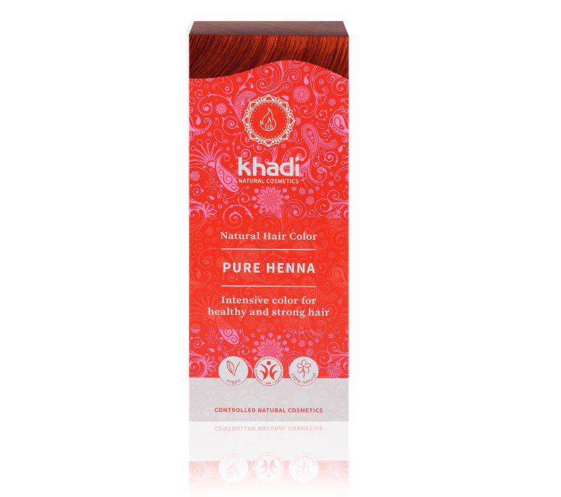 Khadi Jauhemainen Kasvihiusväri Pure Henna