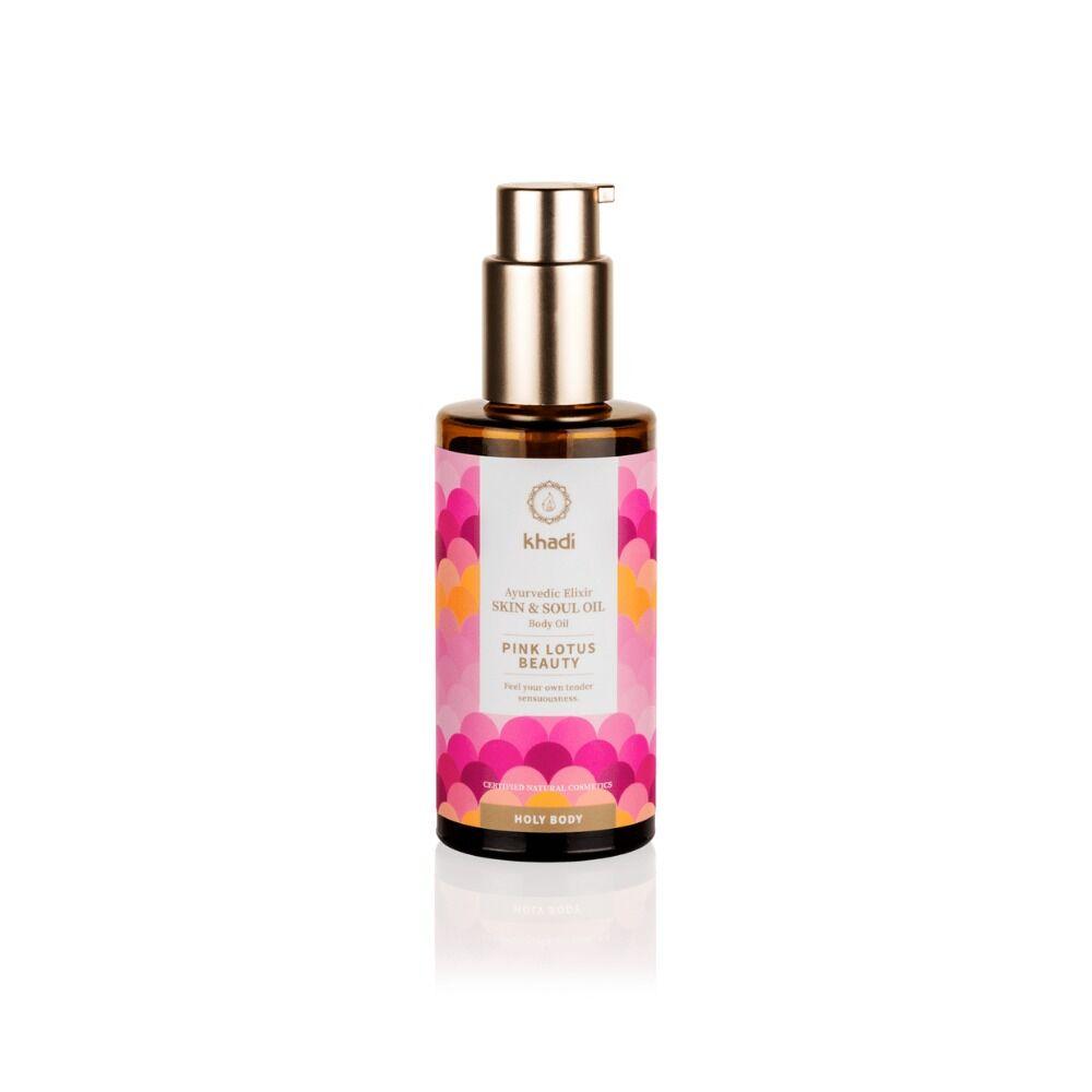 Khadi Pink Lotus Beauty Oil -Vartaloöljy