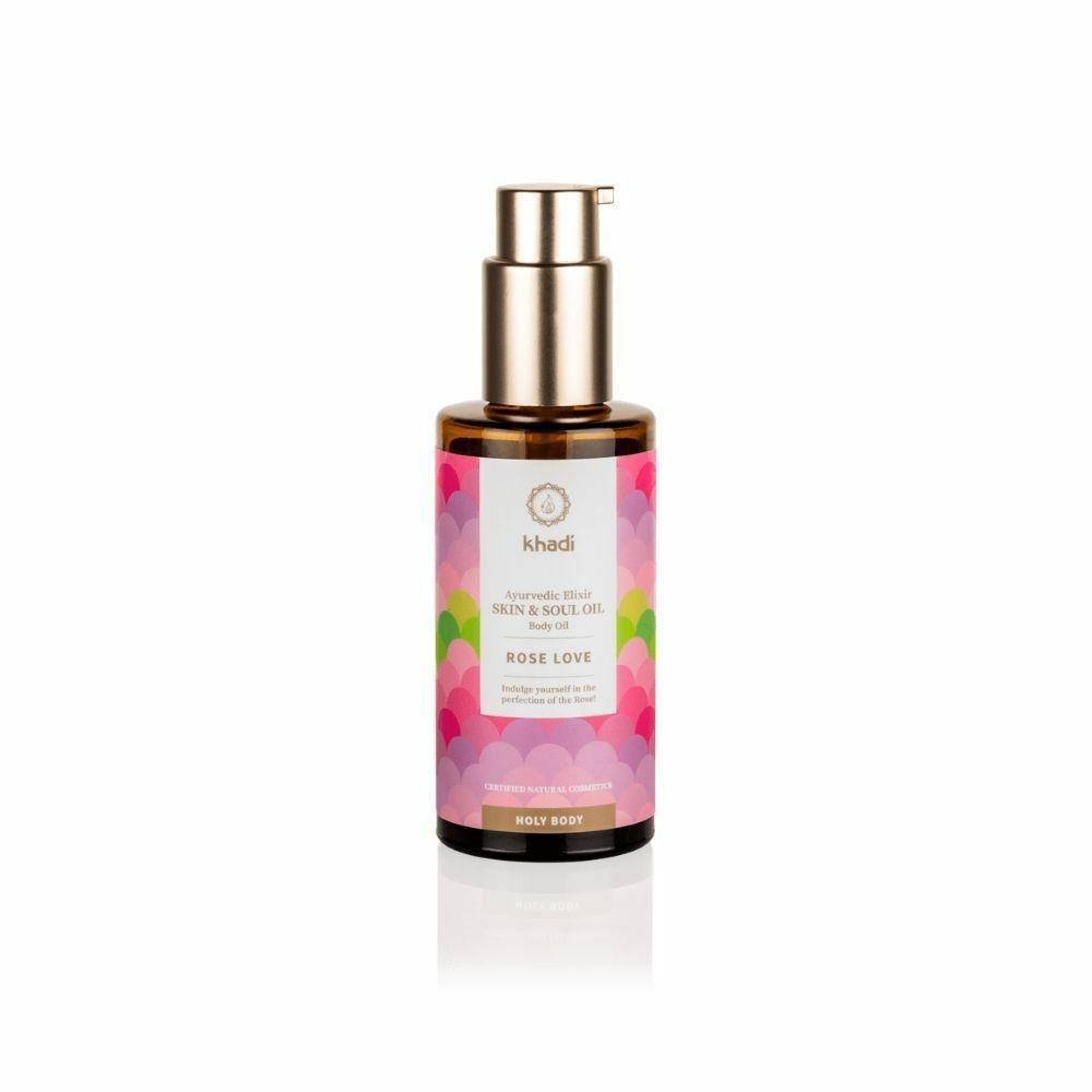 Khadi Rose Love Body Oil -Vartaloöljy