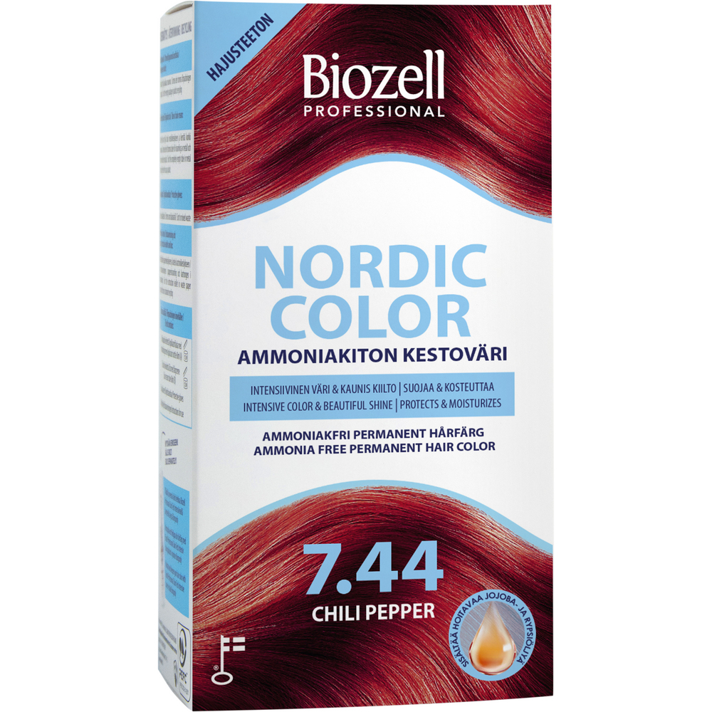 Biozell Professional Nordic Color - Kestoväri 7.44 Chili Pepper