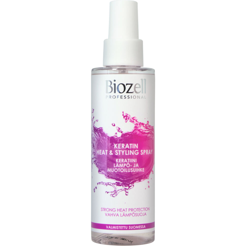 Biozell Professional Keratin Heat & Styling Spray - Lämpö- ja muotoilusuihke